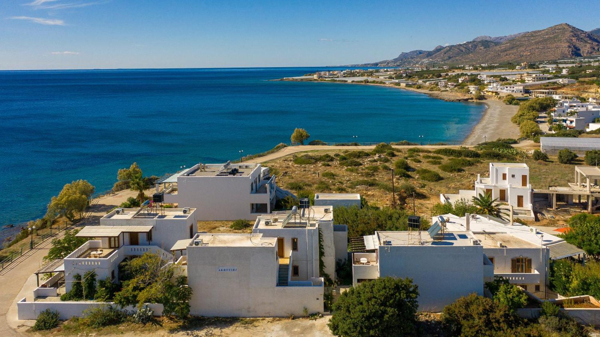 Akrotiri Apartments มากรีเยียลอส ภายนอก รูปภาพ